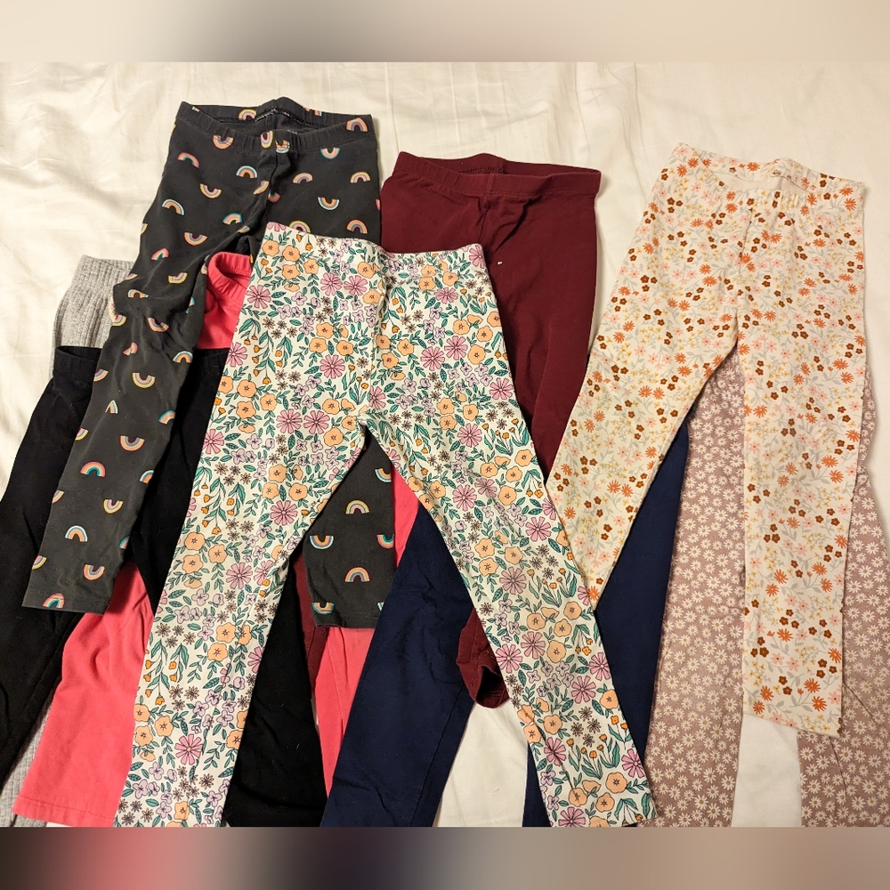 4T Girls Leggings Bundle
